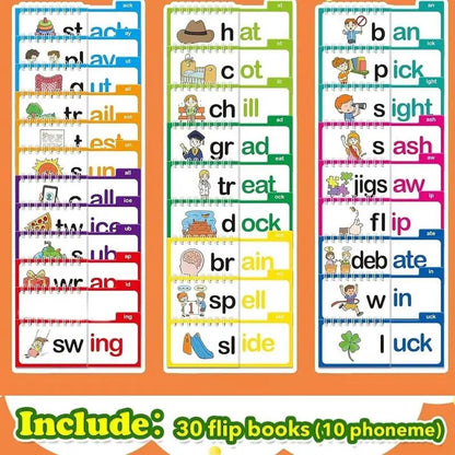 RhymeTime™ 30-Book Learning Flip Set 📚🎤