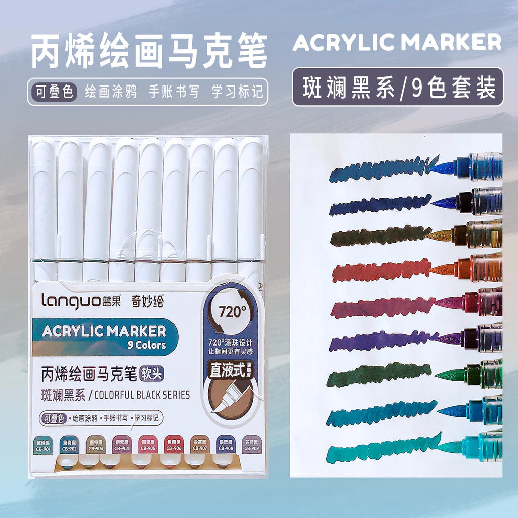 VividFlow Markers: Bold Colors, Smooth Strokes! Kawaii Stationery Store