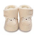 Arrival Baby Animals Cartoon Pattern Toddler Cotton Shoes Chocolate Lily