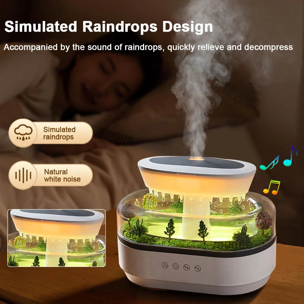 Raindrop Glow – Humidifier & Ambient Light in One Keajor Appliances Store