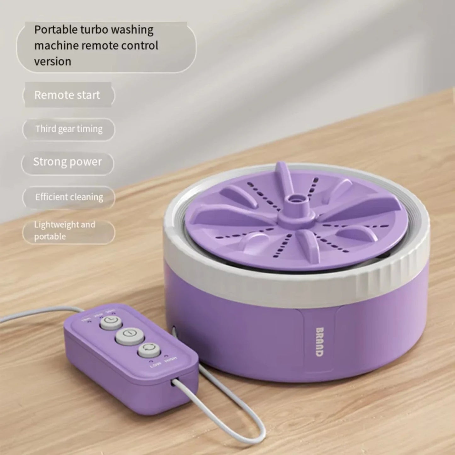 USB Rotating Turbo Fruit Kitchen Ultrasonic Dishwasher Lai Fu Store