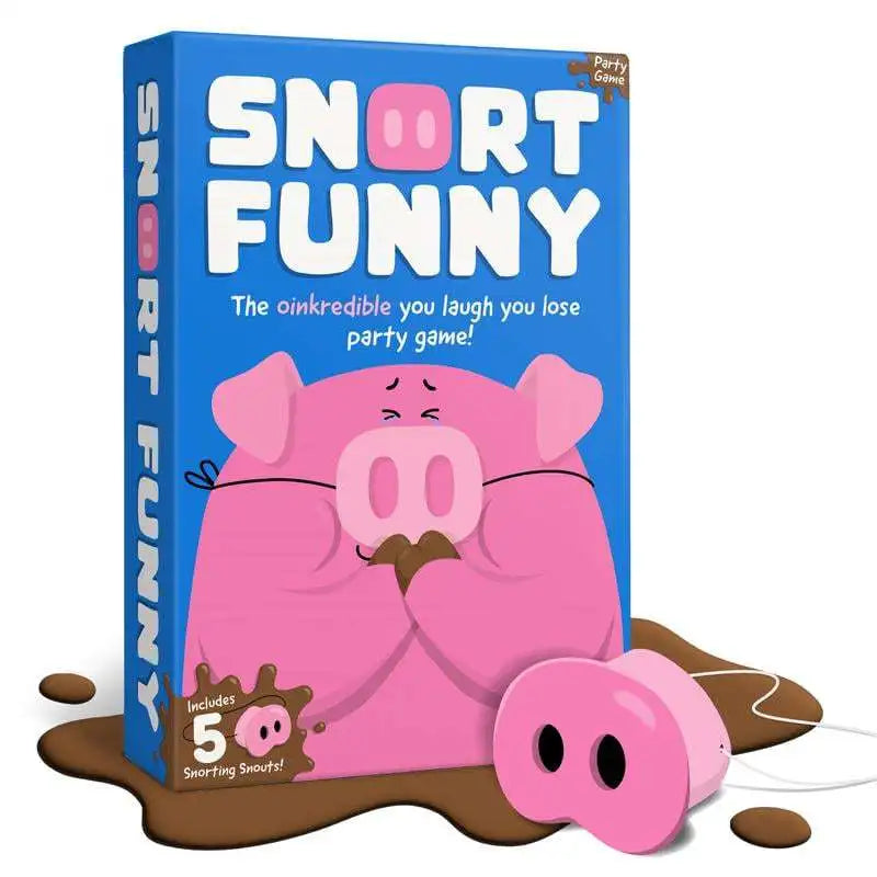 PiggyPlay™ Juego de Rompecabezas de Nariz 🐷🎲 ¡Ronca, Ríe, Gana!