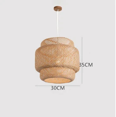 Bamboo Dome Pendant Lamp LSZM Lighing Store