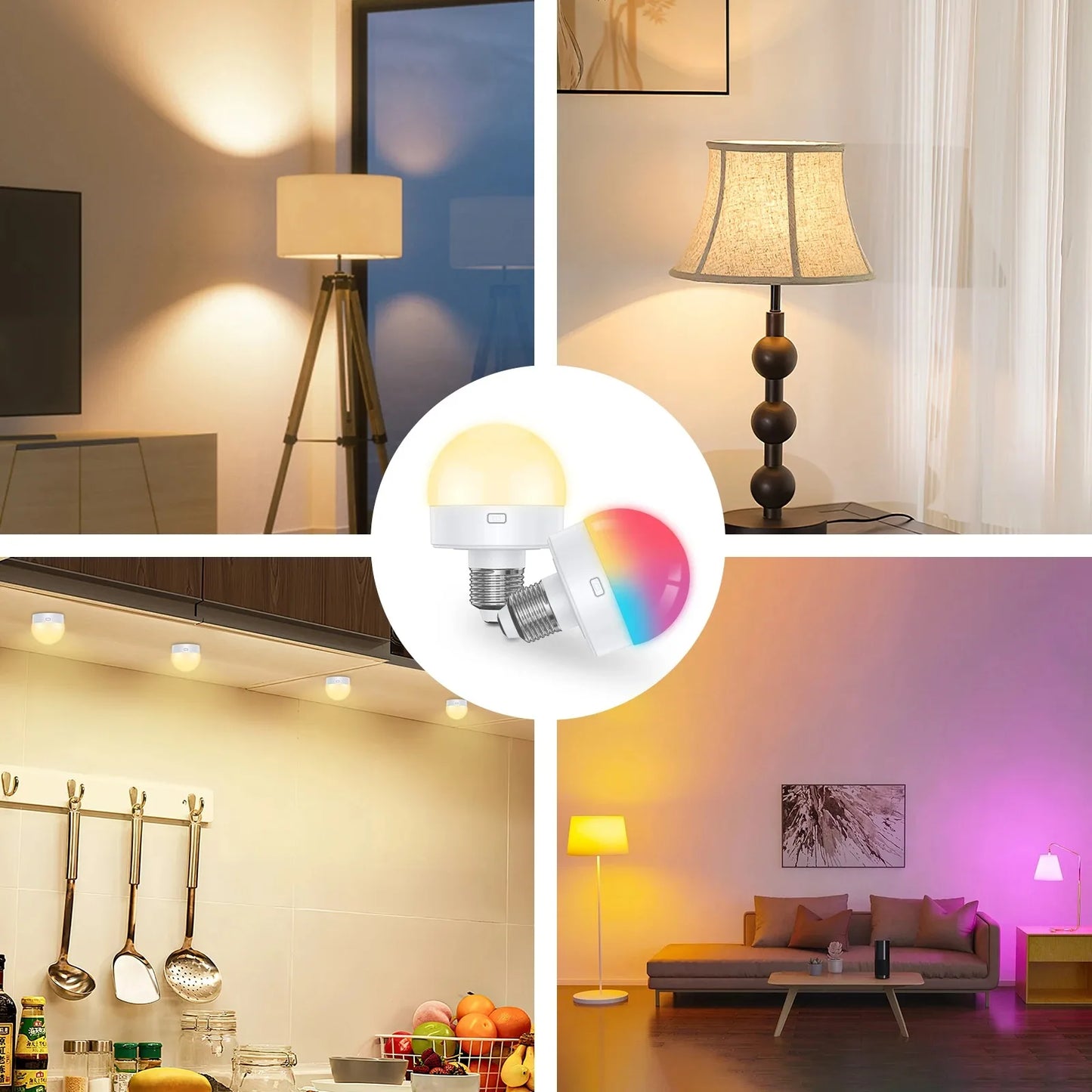 Glow Anywhere: Rechargeable Remote LED Bulb