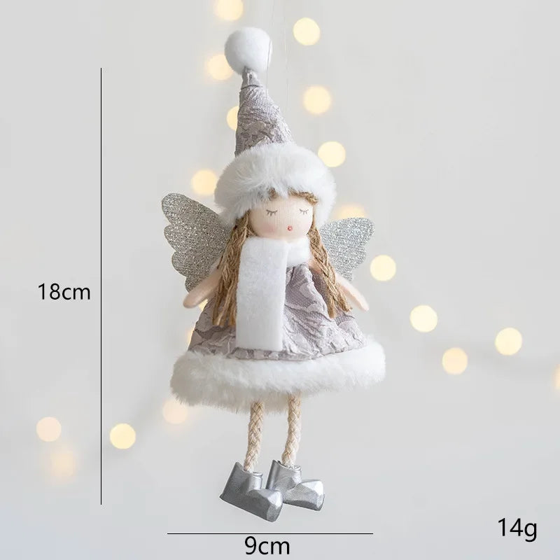 Girl With Plush Deer Antlers Christmas Tree Ornament Shop1104342847 Store