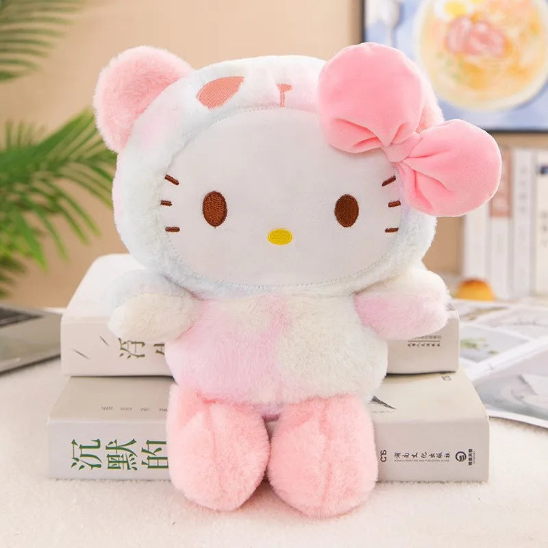 Kawaii Sanrio 25CM Plush Dolls Kuromi Hello Kitty Melody Cinnamoroll Plush Soft Stuffed Animals Dolls Plushie Pillow Xmas Gifts Shop1103724989 Store