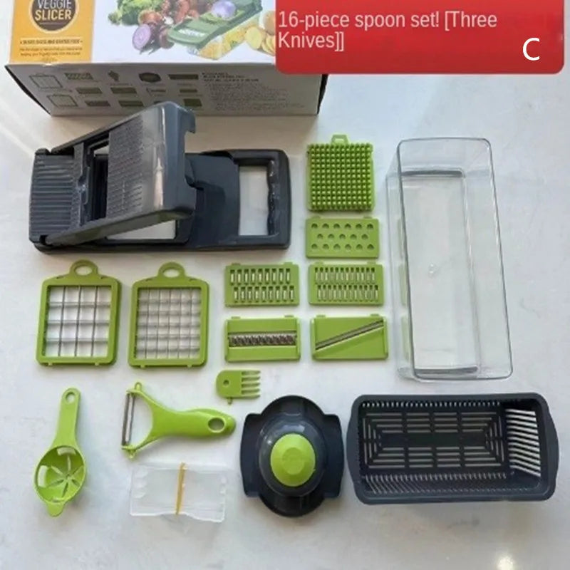 16-in-1 Multifunctional Vegetable Chopper Shop1103743690 Store