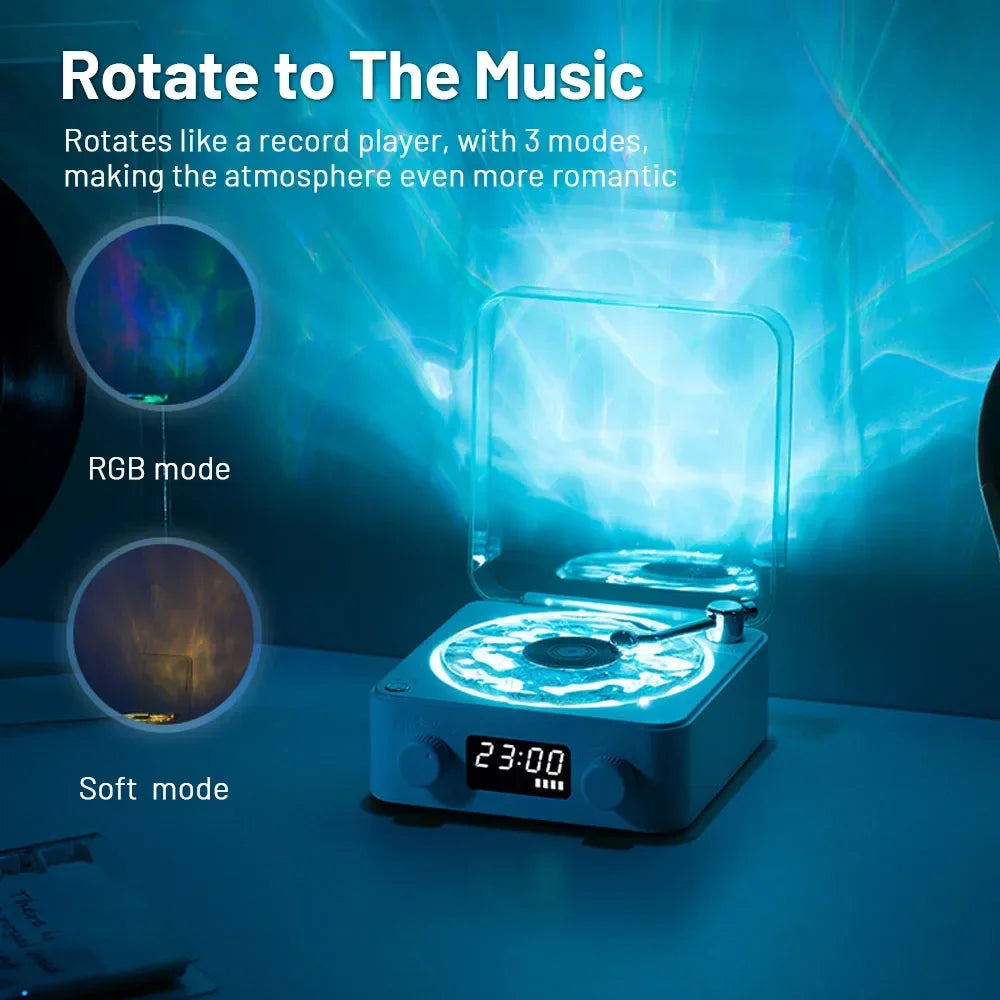 Mini Retro White Noise Bluetooth Speaker Portable Vintage Sleep Aid Bluetooth Speaker Subwoofer With RGB Light Support TF Card Stone's Store