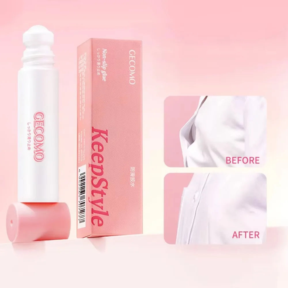 Portable 10g Anti-Slip Glue Roll On Adhesive Bra Non-slip Fixed Anti-exposure Body Skin Roll On Skin Adhesive For Clothing Dress