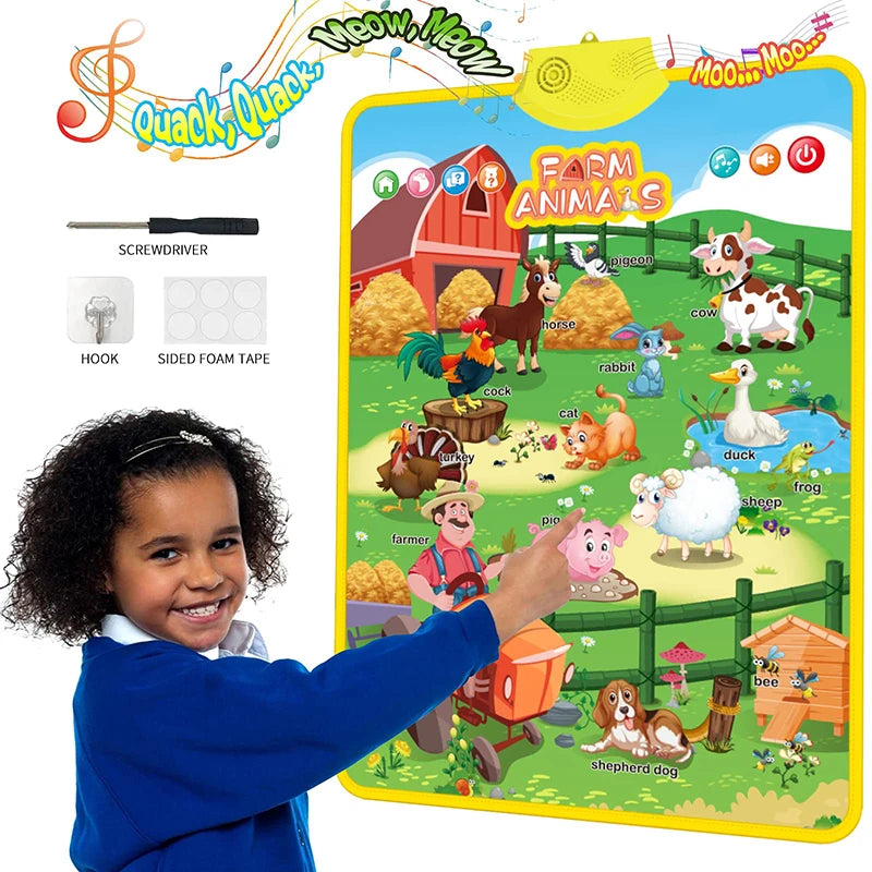 Interactive ABC Learning Poster Stone's Store