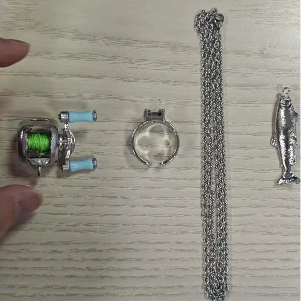 ReelSpin™ Fishing Necklace 🎣 — Mini Spinner for Anglers