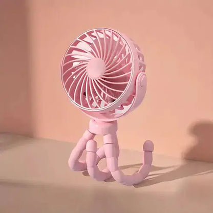 Octopus Multifunctional Mini Fan Portable USB Charging Small Fan Soft