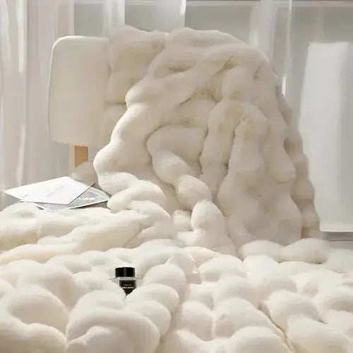 Artificial Rabbit Plush Autumn Warm Bed Blanket Plush Soft Sofa Throw AliExpress
