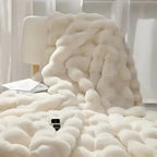 Artificial Rabbit Plush Autumn Warm Bed Blanket Plush Soft Sofa Throw AliExpress
