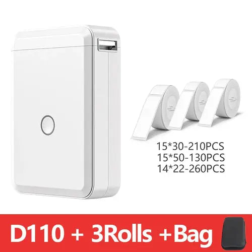 Niimbot D110 Portable Mini Printer Thermal Adhesive Sticker Label AliExpress