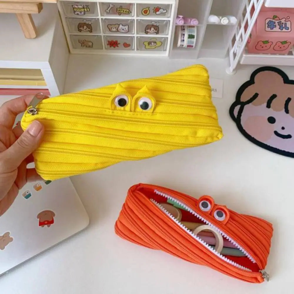 SmileZip™ – Cute One-Zip Pencil Pouch for Daily Fun 🎒