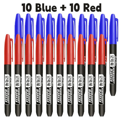 Permanent Marker Pen Manga Drawing Markers Black Blue Red Waterproof Ink Sketch Pens Stationery Art School Supplies Tiptop Co., LTD.