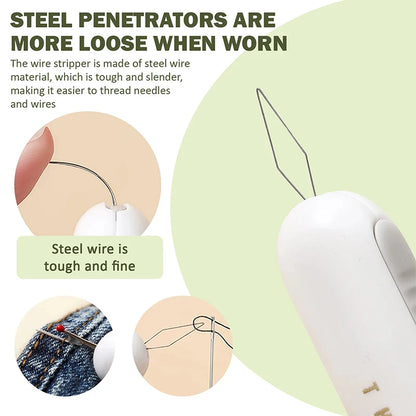 2 In 1 Needle Threaders Sewing Seam Rippers Stitching Remover And Threader Household Manual Sewing Tools Sewing Accessories