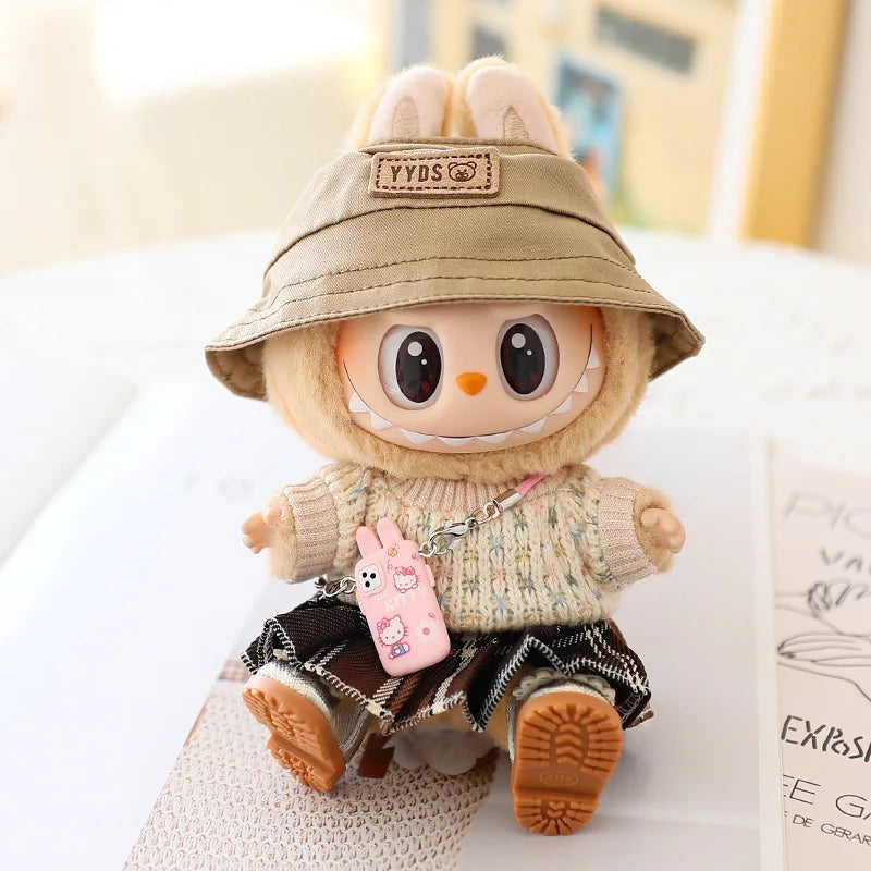 Labbubu Mini Doll Clothes Outfit Soft Knitted Sweater Suit Toy Gifts All Dropshipping Wholesale Store