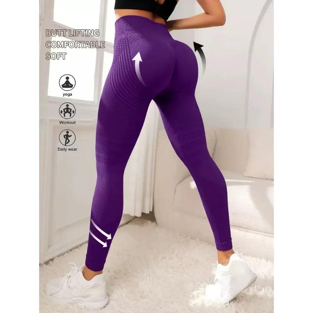 FlexLift™ Yoga Leggings 🧘‍♀️✨ — Sculpt, Stretch & Shine