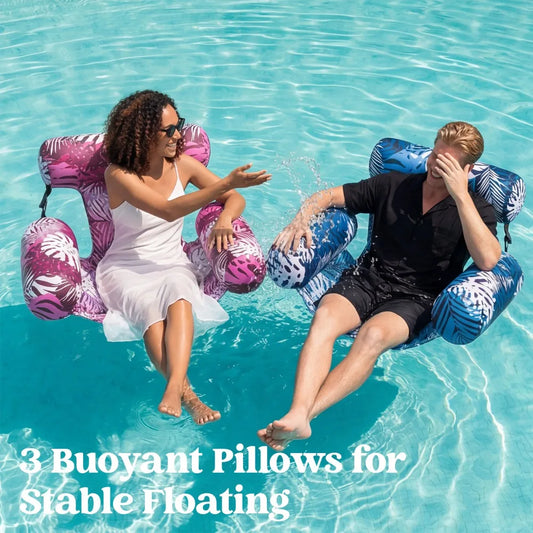 FloatEase™ Tumbona de piscina 🌊☀️ — Relájate cómodamente en cualquier lugar