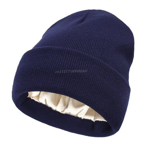 Unisex Satin Lined Anti Static Beanie Hat For Women Winter Silk Lining AliExpress