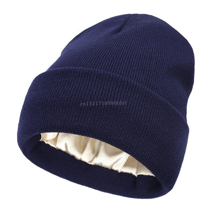 Unisex Satin Lined Anti Static Beanie Hat For Women Winter Silk Lining AliExpress