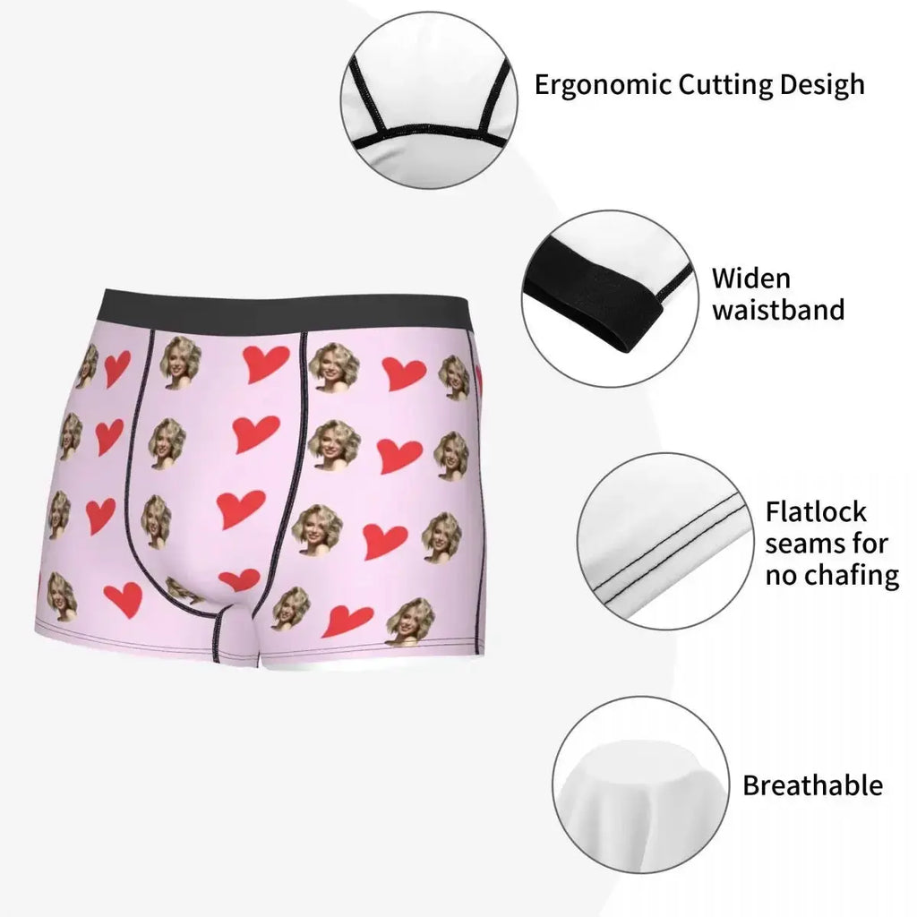 Personalized Men's Boxer Briefs Custom Face Photo Underwear Funny Gift AliExpress