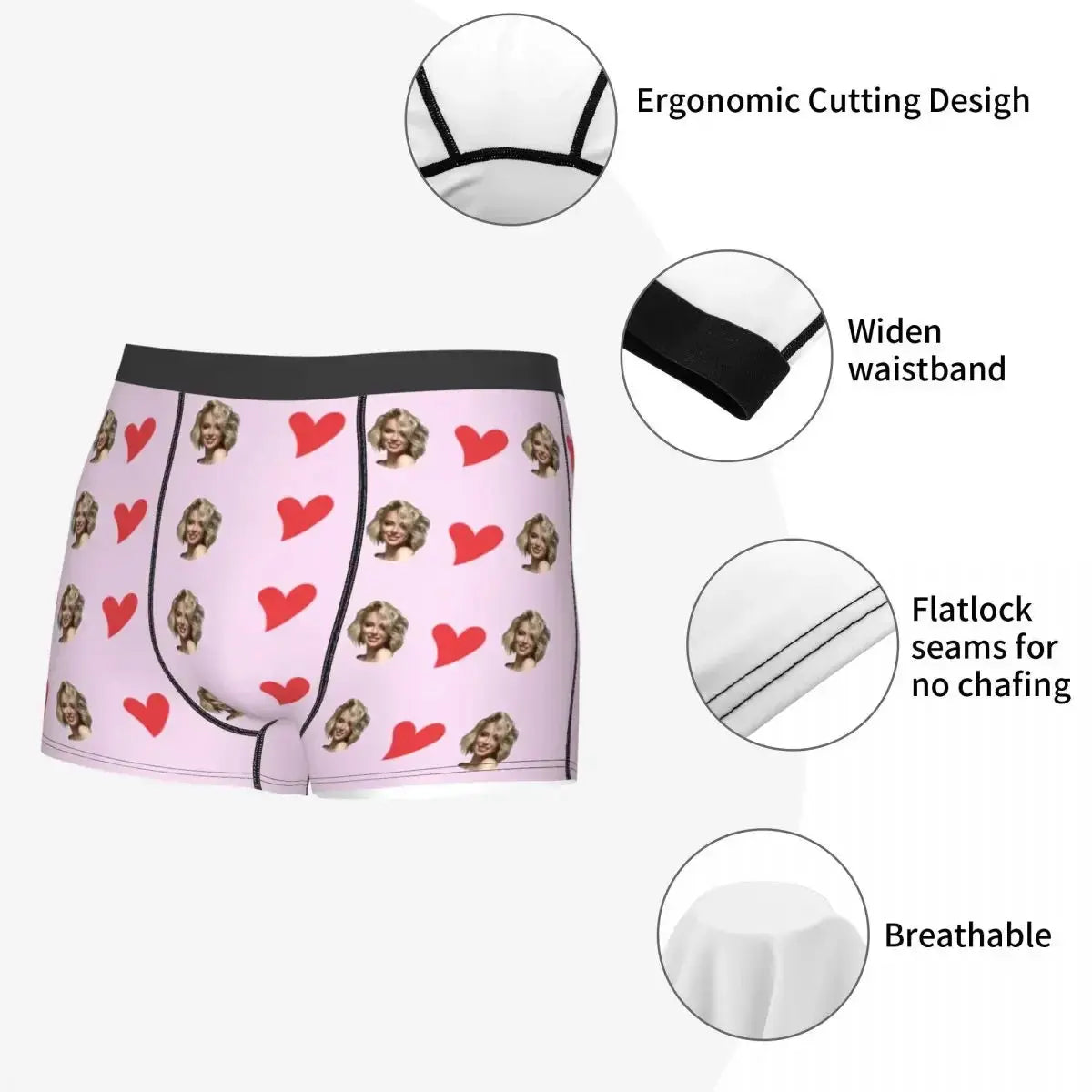 Personalized Men's Boxer Briefs Custom Face Photo Underwear Funny Gift AliExpress