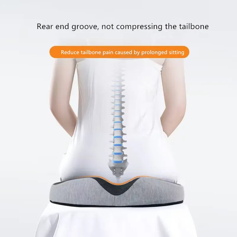 Hemorrhoid Mat Health Care Seat Cushion Sciatica Tailbone Bed Sores Donuts Shape Sitting Pain Relief Travel Office Memory Foam A Magical Treasure House Store