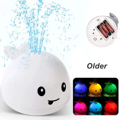 Upgraded Baby Rechargeable Bath Toy with Waterproof Light Up Whale