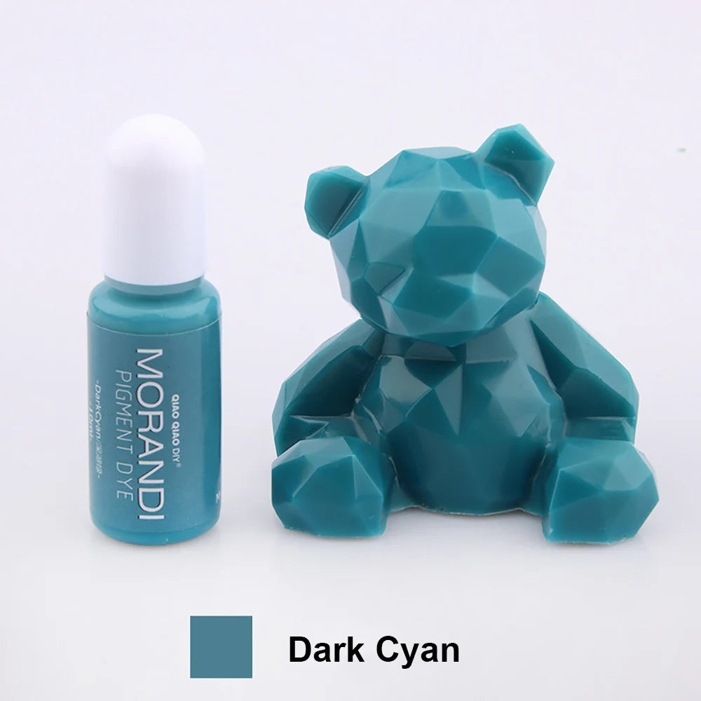 For fun 10ML 24Colors Resin Pigments DIY UV Epoxy Resin Crafts Morandi Dye Ink Colorant Jewelry Making Supplies Tools