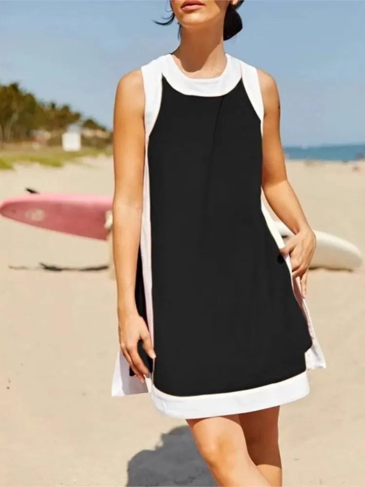 Versatile Vibe: Sleeveless Top & Skirt/Shorts Set