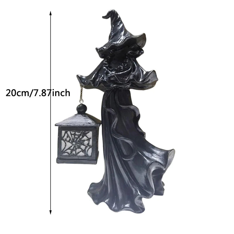 Enchanted Witch Decor – Unique Handcrafted Guardian for Your Space!