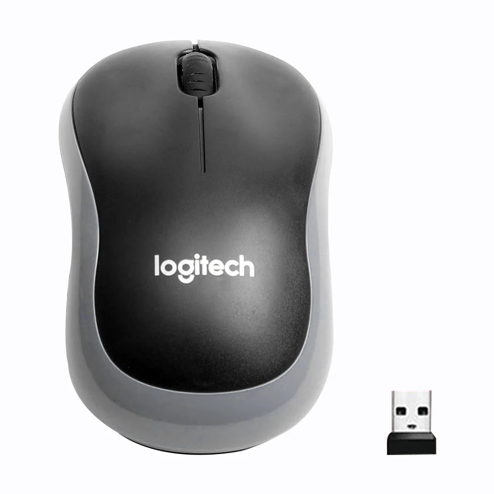 Logitech M185 Wireless Mouse 2.4Ghz USB 1000DPI Mice USB Receiver Mute Optical Navigation Mice For Mac Os Chrome Window 10/8/7 an illusion