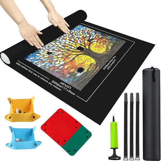 PuzzleRoll™ Saver Mat 🧩🌀 Pause & Store Anytime
