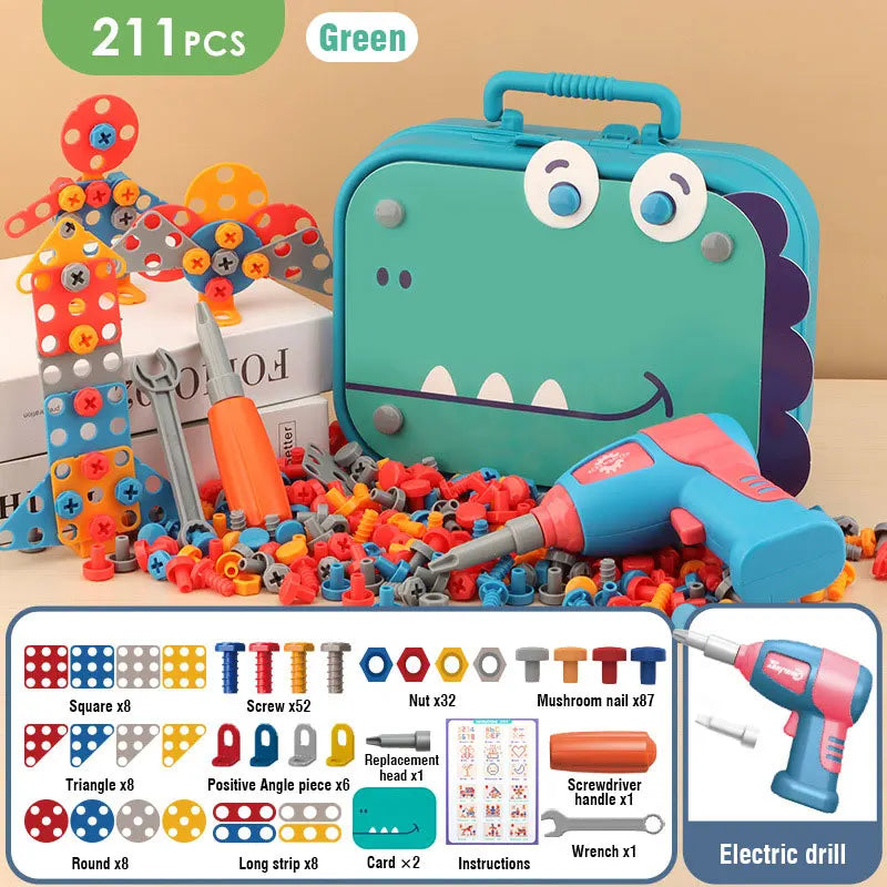 Power Play: Kid-Friendly Electric Drill Toy for Little Builders! Stone's Store