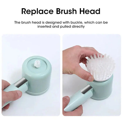 Electric Spin Scrubber, Bathroom Cordless Cleaning Brush Power Scrubber with 5 Replaceable Brush Heads, Electric Cleaning Brush Stone's Store