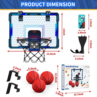 HoopMaster Mini: Indoor Basketball Fun with Scoreboard Shop1103846254 Store