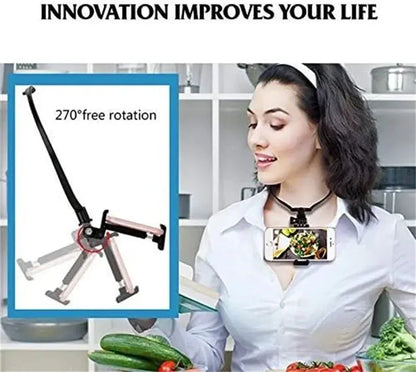 Hands Free Wearable Neck Holder Lazy Phone Stand Universal Hanging