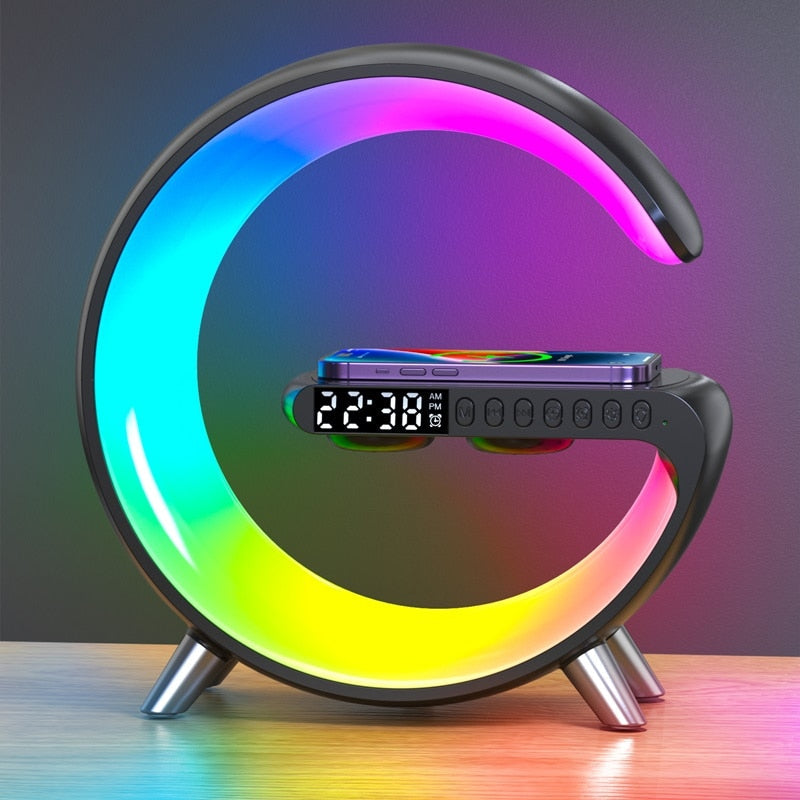 Wireless Charger and Bluetooth Speaker Combo with Fast Charging for Home and Office Use Shop1104166692 Store