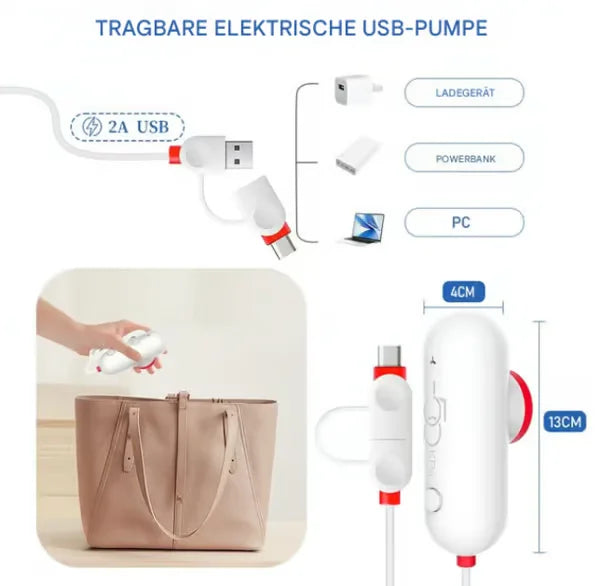 Jet-Set Packing Pro – Inflate & Deflate in Minutes with USB Power!