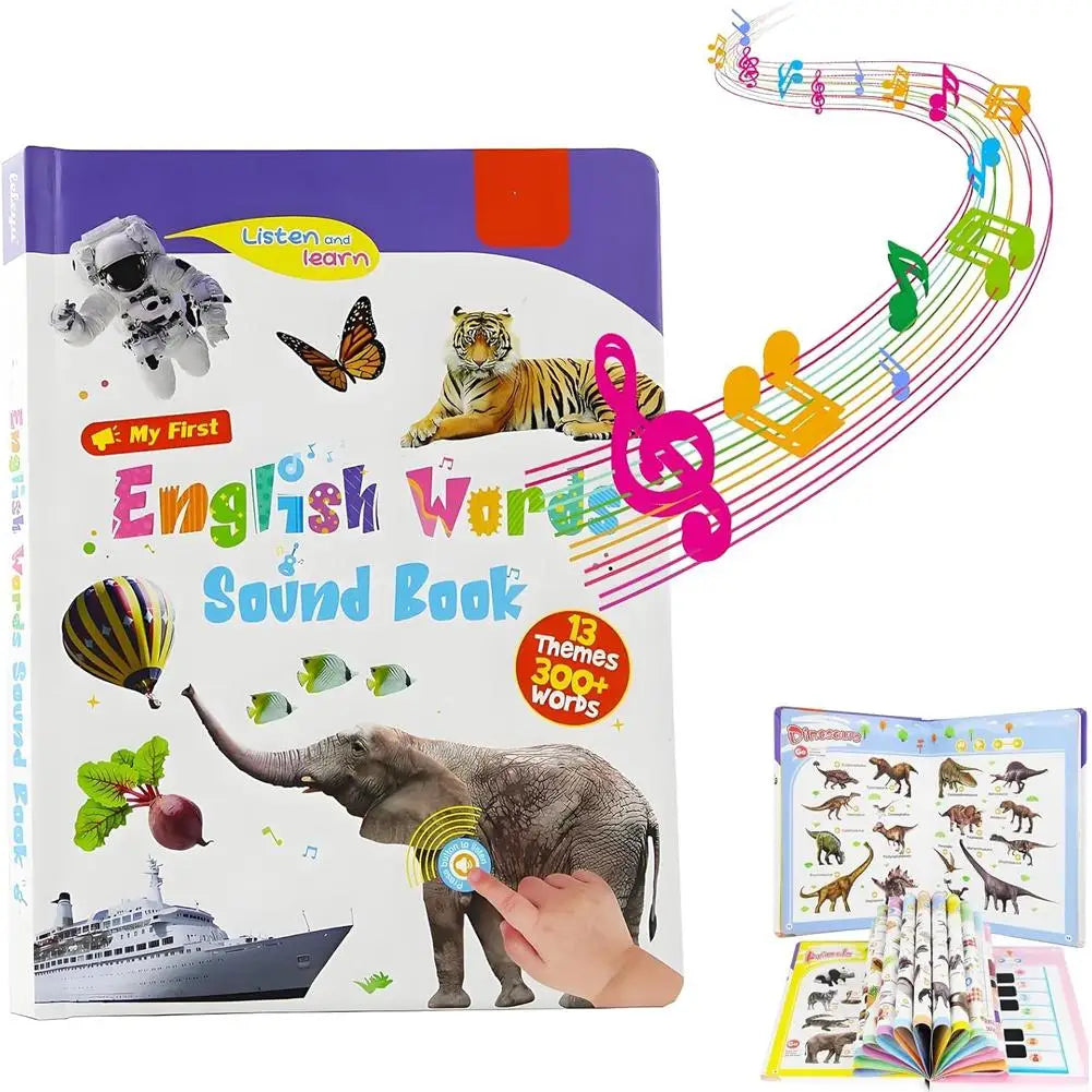 Interactive Sound Book – Learn First English Words with Fun Audio!