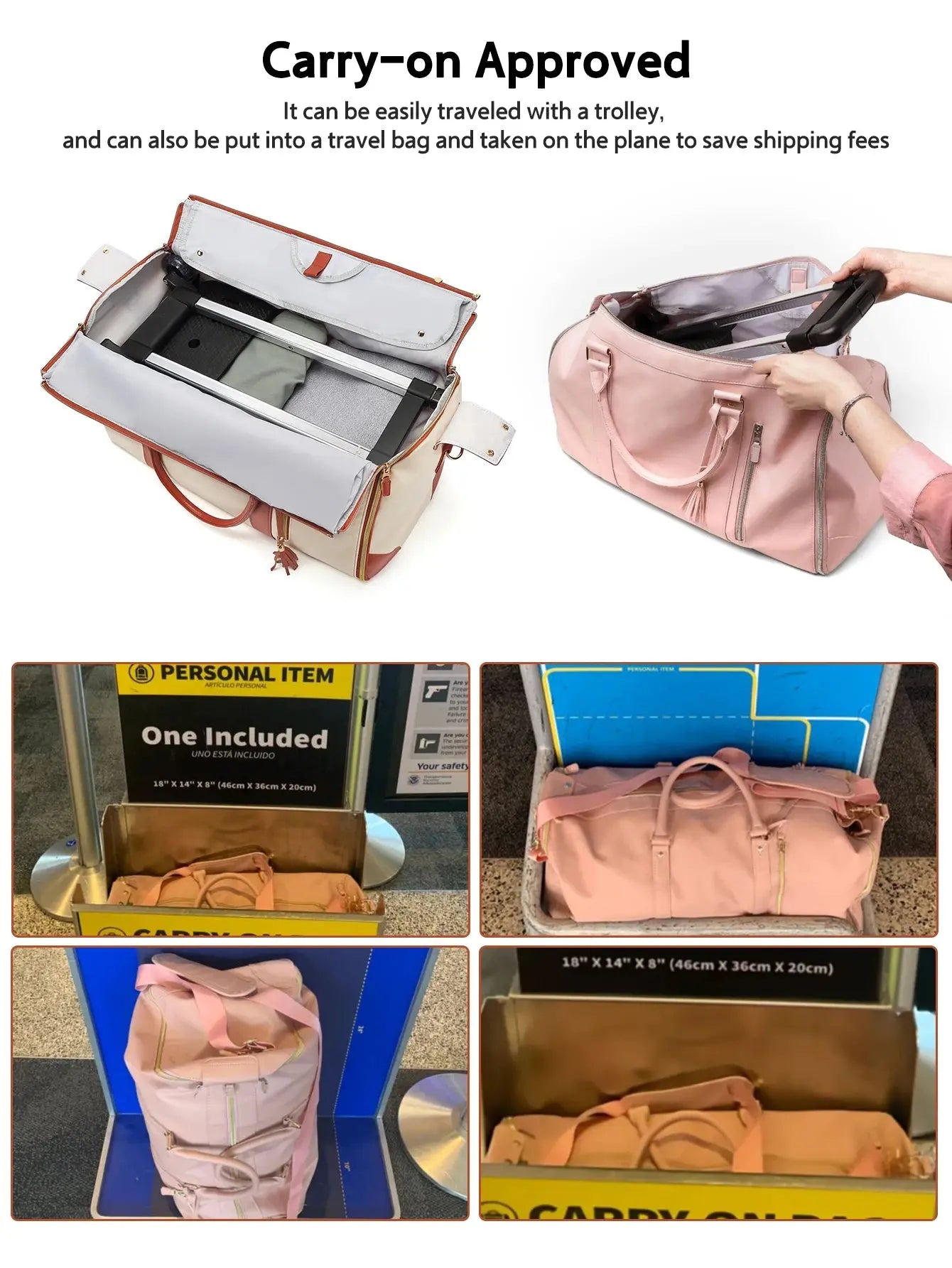 PackMore Foldable Trolley – Big Space, Easy Travel! VitalTravel Official Store