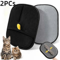 Pet Hair Removal Set Tool Reusable Static Removal Gloves Double-Sided Grooming Gloves Remove Dog Cat Hair Carpets Sofa Cleaner