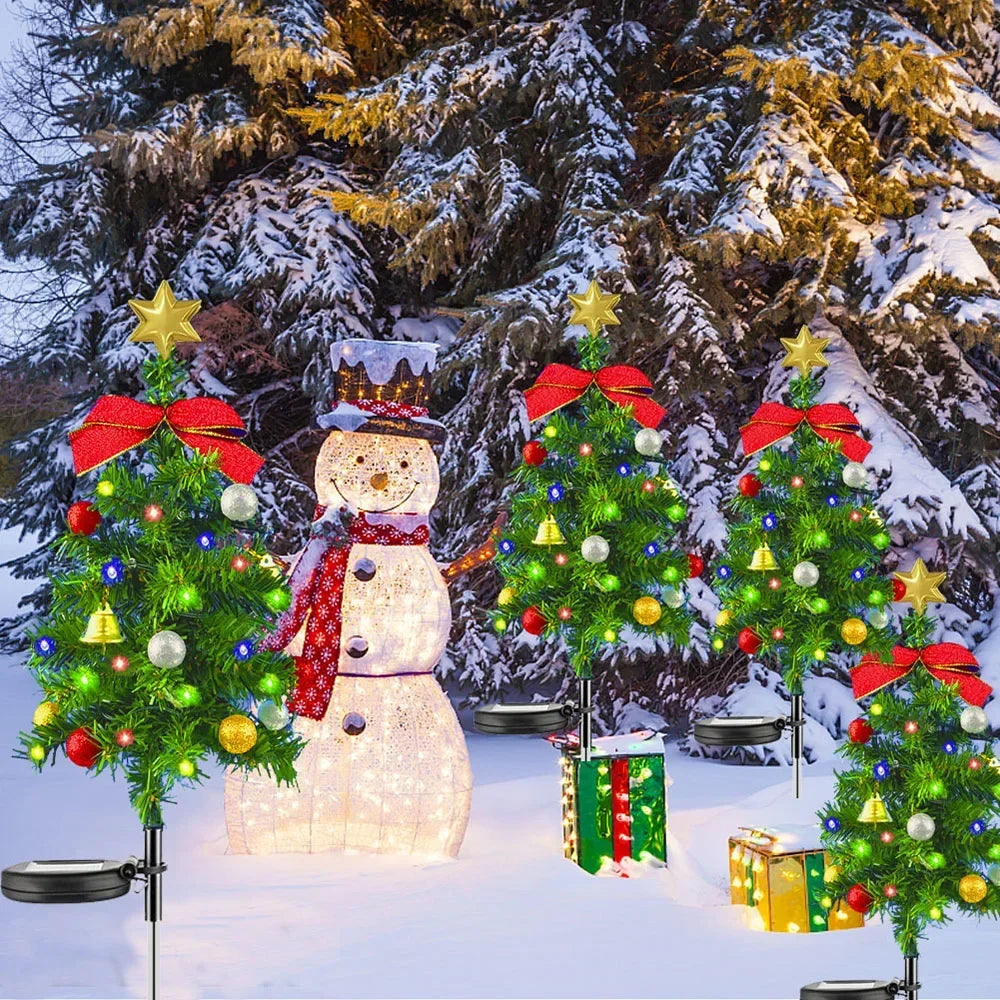 MerryRay™ – Lámpara de Árbol Festiva con Energía Solar 🌟
