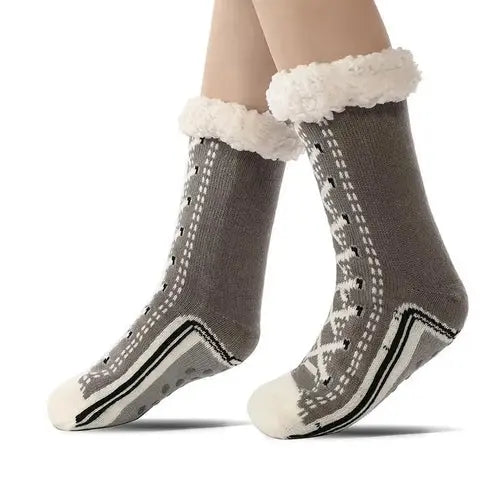 Thickened Winter Woven Thermal Cashmere Socks Floor Socks Women's