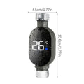 Shower Temperature Gauge Led Digital Display Instant-Read Water Thermometer Smart Water Temperature Monitor For Baby Bath