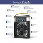 3 In 1 Portable Humidifier Fan Mini Air Conditioners 3C Digital Club Store
