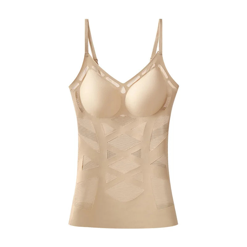 ShapeSmooth™ Camisole 💖 — Built-In Bra, Sculpted Confidence